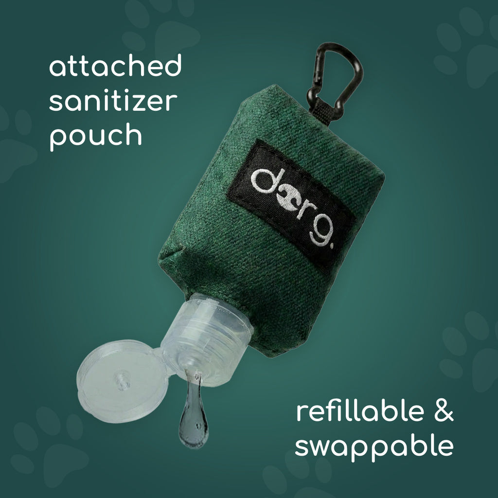 hand sanitizer keychain pouch #deep-teal