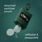 hand sanitizer keychain pouch #deep-teal
